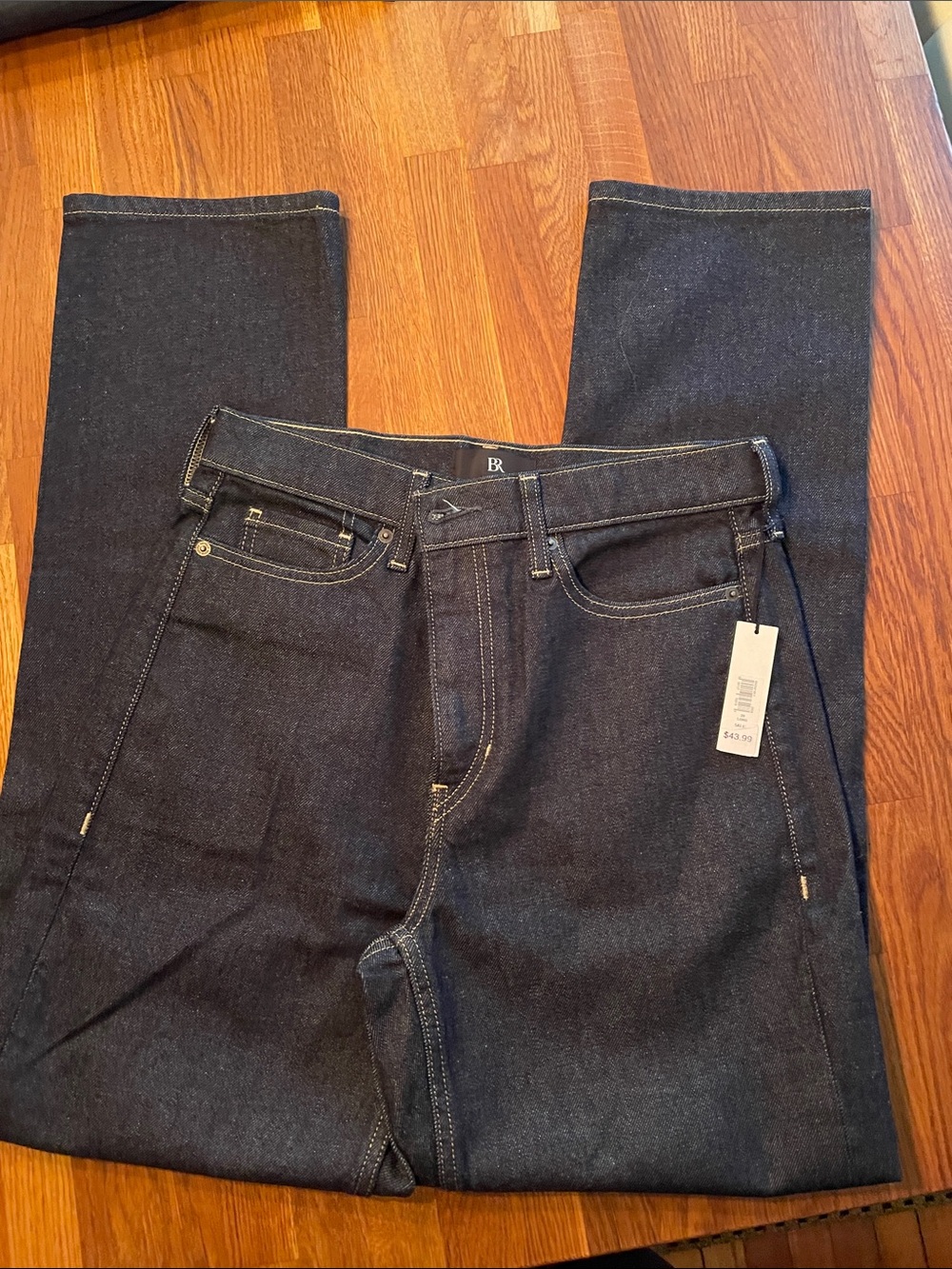 Banana Republic Men's Straight Jeans in Dark Indigo